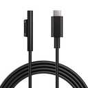 Surface Connect to USB-C Charging Cable 15V/3A Compatible for Microsoft Surface Pro 3/4/5/6/7, Surface Laptop 3/2/1,Surface Go, Surface Book1/2/3 1.8M(1.8M 6ft)