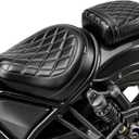 Rider Passenger Comfort Seat Saddle Fit for CMX1100 Rebel 1100 2021-2026
Great Upgrade, Comfortable for Long Rides, Fast Easy Install, Better Cushioning, Custom Diamond Pattern, Breathable Leather