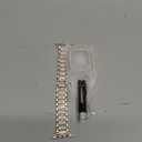 Mosonio Compatible with Apple Watch Band 38mm 40mm 41mm 42mm 44mm 45mm 46mm 49mm with 2 Pack Case Women, Jewelry Replacement Metal Bands Strap with Bling PC Protective Case for iWatch Ultra SE Series 11/10/9/8/7/6/5/4/3/2/1 (Champagne)