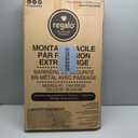 Regalo Safety 29-49" Easy Step Extra Wide Baby Gate for Doorways & Bottom of Stairs, Pressure Mounted Safety Gate with Door for Babies, Toddlers & Pets, White