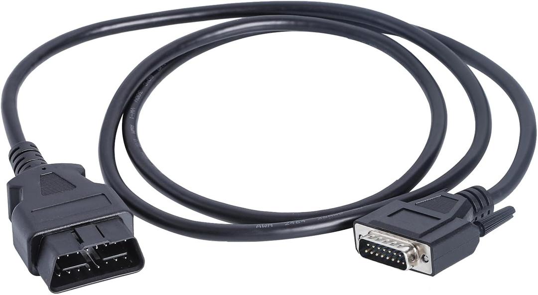 5 Ft OBD2 Male to DB15 Male Main Cable, 16 Pin OBDII Adapter Diagnostic Extension Cord for Diagnostic Tool & Code Reader