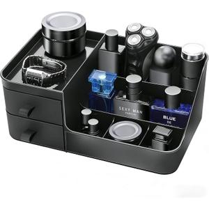 Cologne Organizer for Men,Dresser Organizer, Mens Organizers,Perfume Organizers, Cologne Stand, Organizador de Perfumes,Shelf for Bathroom Counter,Bathroom Countertop Storage,Easter Gifts for Men