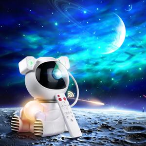 Astronaut Galaxy Projector Star Light  LED Aurora Light Projector for Bedroom, Galaxy Star Projector with Remote & Timer, Space Night Light Decor for Kids, Adults, Gaming Room, Gift Idea