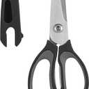 Farberware 4-in-1 Kitchen Shears, 2-Piece, Black and Gray
