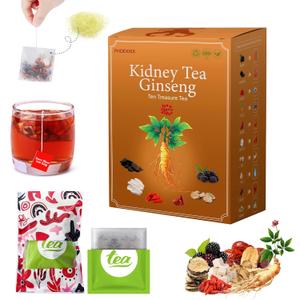 Kidney Tea Formula Ginseng Ten Treasure Tea for Men & Women, Herbal Ginseng Tea Bags for Liver eleven Precious Natural Ingredients Formula, Thoughtful Gift for Spouses, Parents, Gym-Goers(1 Pack/25 Bags)