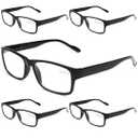 Gaoye Professional Reading Glasses for All Day - Computer Readers with Blue Light Protection - Value Pack 0.75