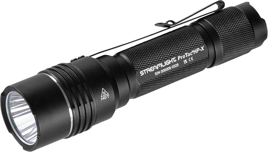 Streamlight 89022 ProTac HP-X USB 800-Lumen 105000 Candela Rechargeable High Performance Multi-Functional Tactical Flashlight, Black