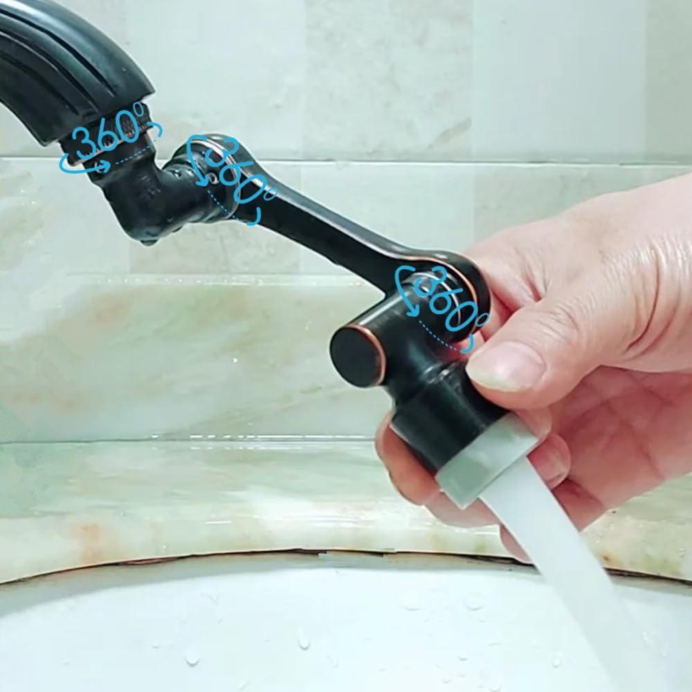 1080 Swivel Faucet Extender Bathroom Rotating Tap Attachment With CUPC Certification Aerator Oil Rubbed Bronze