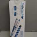 Nano Titanium Prima Ionic Hair Straightener  Professional Flat Iron & Curling Iron in One for Stylists, Pro Styling Hair Tool (1 1/4 Inch with 1 1/4 Inch exteneded)