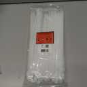 SHEEP&SHEEP White Zip Ties 12 Inch(100 Pieces), Heavy Duty Self-Locking Nylon Cable Ties, 120LBS Tensile Strength, Ideal for Indoor & Outdoor Use