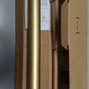 1 Inch Heavy Duty Corner Window Curtain Rods Set, HOTOZON 36 to 72 Inch Telescoping Single Drapery Rod, Antique Gold, End Cap Finials