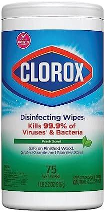 Clorox Disinfecting Wipes Disinfecting Fresh Scent Canister 75 Count