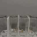 KMIGRUAN Half Gallon Heavy Duty Glass Milk Bottle with Handle and Airtight Reusable Lids,4 Pack Clear Glass Milk Container for Refrigerator,Glass Milk Jar with Handle and Spout