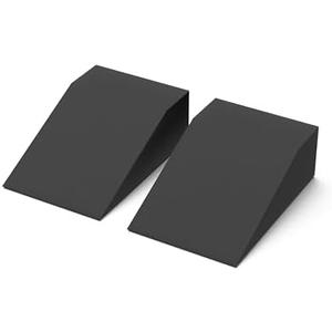 StrongTek Yoga Foam Wedge Blocks (Pair) Soft Wrist Wedge, Supportive Foot Exercise Accessories, Balance, Strength, Stretch, Pilate, Fitness, Squat, Pushup, Plank, EVA Riser Block