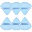 Pimoys 6 Pieces Triangle Powder Puff Soft Makeup Sponge Make Puff for Face Powder Cosmetic Foundation Sponge Makeup Tool