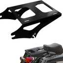 Black Detachable Tour Pack Mounting Rack, Trunk Luggage Bracket Compatible for Harley Davidson Touring Street Glide Road King Road Glide Electra Glide 2014-2024