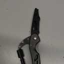 Carabiner Multitool 9-in-1 EDC Pocket Knife, Hexwrench, Saw, Screwdriver, Bottle Opener, Breaker, Survival Gear for Camping Climbing, Gifts for Men Women, Stocking Stuffers (Black)