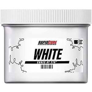 Rapid Cure Screen Printing Ink White (8oz.) - Plastisol Ink for Screen Printing, Fast Curing Fabric Paint - Screen Print Direct, USA Made
