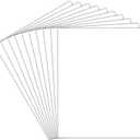 Golden State Art, Pack of 10 8x10 White Uncut Mat Boards, Acid-Free Mat Boards Great for Photos, Pictures, Frames