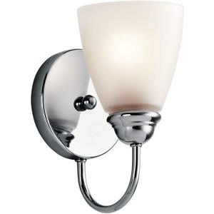 Kichler 45637CH One Light Wall Sconce, Medium