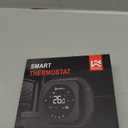 Smart Thermostat 3H/2C, WiFi Household Thermostat for Heat Pump and Conventional Multi-Stage System, Easy DIY Installation, Voice Control, Support Alexa and Google Home, C-Wire Required (Black)