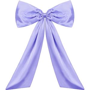 Bow Decor Large Bow for Room, Coquette Giant Ribbon Tie for Birthday Party Backdrop Wall Decor(Lavender Purple,24 x 36 Inches)