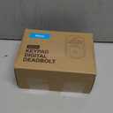 Veise KS02A Fingerprint Keyless Entry Door Lock, Auto Lock, Electronic Keypad Deadbolt for Front Door, Biometric, Anti-Peeping Password, Easy Install, Matte Black