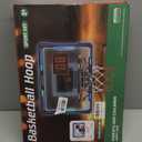 Indoor Basketball Hoop for Kids - Over The Door Mini Basketball Hoop with LED Light & Scoreboard, Includes 3 Balls & Air Pump - Basketball Toys Gifts for 4-12 Year Old Boys Girls (Blue)