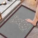 16.4ft Peel and Stick Floor Transition Strip, Carpet to Tile Transition Edging Trim Suitable for Doorways Threshold (Cover Height Within 5mm) (Coffee)