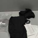 Momcozy Baby Wrap Carrier, Easy to Wear Infant Carrier Slings, Lightweight Hands Free Baby Sling, Adjustable Baby Carriers for Newborn to Toddler 8-35 lbs, Black