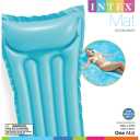 Intex 1 Pack 59703EP 72" Pool Mat Float Lounger Blue