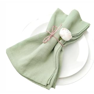 Cloth Napkins Set of 10, 18x18 Inches Home Dinner Napkins 100% Cotton Washable Ideal for Family Dinner Party Wedding (Pink)