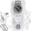HEIKLN Hydration Bladder 2L, Leak Proof Water Reservoir, BPA Free Military Water Storage Bladder Bag Hydration Pack Replacement Easy Clean for Bicycling Hiking Camping Hunting Running
