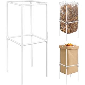 PVC Garden Trash Bag Holder 23.6 * 23.6 * 31.5inch Leaf Bag Holder for Leaves Yard Waste Camping