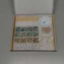 Xylise Jewelry Making Supplies Kit Natural Stone Beads for Irregular Natural Stone with for DIY Craft Bracelet Necklace Earrings for Adults (Amazonian)