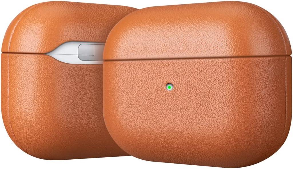 LOPIE Leather Case Compatible with AirPods 3 (Released in 2021), Handmade Case Fully-Wrapped with Full-Grain Leather, Protective Hard Cover for Gen 3 AirPods (Not for AirPod Pro 3rd Generation), Blue