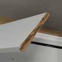 GHC Floating TV Stand, 75'' Wall Mounted TV Cabinet, Floating Shelves with Door, Media Console for DVD Player, Space-Saving Under TV Shelf for Bedroom & Living Room (White)