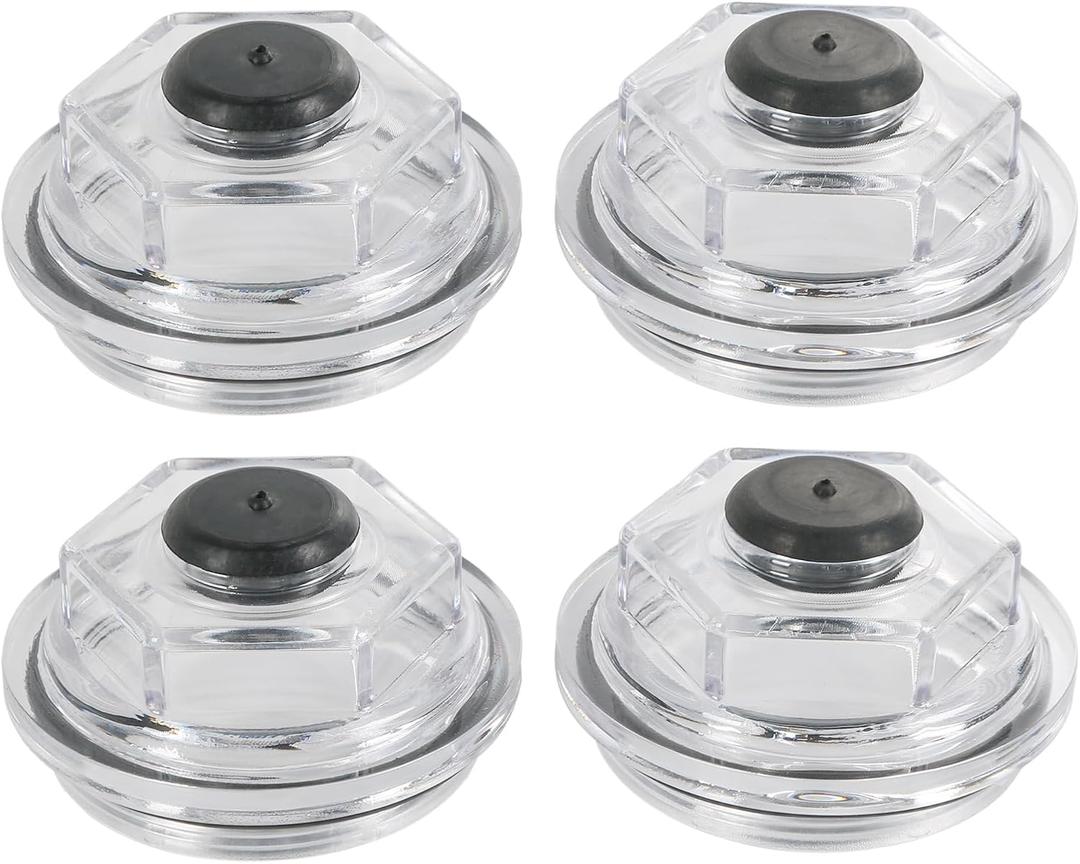 Oil Bath Dust Caps Compatible with Dexter 6k - 8K 8-218, 8-219 General Duty Axles Built After 1989 for Dexter 6K 7K 8K 2.75" Threads Trailer Axle Plastic Cover 21-35 23-29 Oil Caps K71-038-00 (4PCS)