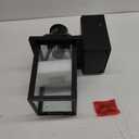 Porch Lights with GFCI Outlet, Dusk to Dawn Outdoor Lights with Outlet, 3 Lighting Modes Exterior Light Fixture Waterproof, Outside Lights for House Front Door Patio Garage (1 Pack Black (With Outlet))