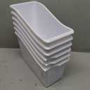 Teacher Created Resources White Plastic Book Bin 6-Pack (TCR2088564)