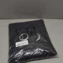 KOUFALL Black Sheer Curtains 84 Inches Long for Living Room Set of 2 Panels Grommet Window Drapes Semi Voile Modern Black Transparent Curtains for Bedroom 52x84 Inch Length