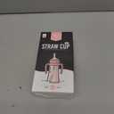 GROSMIMI Spill Proof no Spill Magic Sippy Cup with Straw with Handle for Baby and Toddlers, Customizable, PPSU, BPA Free 10 oz (Pink)