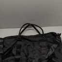 Travel Duffle Bag, Waterproof Weekender Bag Carry On Tote Bags for Women, Travel Essentials Sport Gym Bag for Men, Hospital Bag for Labor and Delivery, Overnight Bag Luggage Bag with Trolley Sleeve (02 Dark Black)