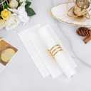 DaYammi 200 PCS White Napkins Disposable Hand Towels, Soft and Absorbent Linen Feel Dinner Napkins, Napkins Everyday, Elegant Decorative Paper Guest Towels for Kitchen Bathroom Wedding Party