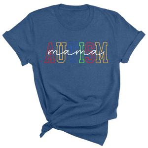 Autism Moms Shirt for Women Awareness Accept Understand Love Tops