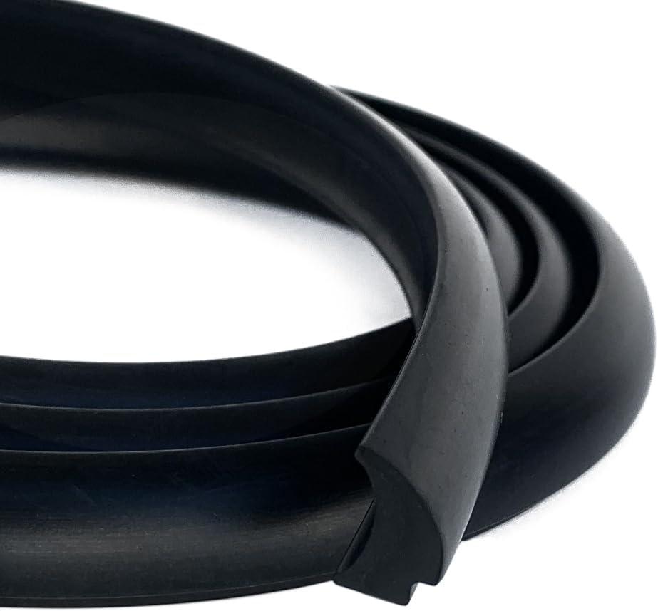 RV Window Rubber Seal Strip, Thicken 1/2'' x 1/4'' Window Locking Gasket, Window Edge Weatherstrip for Automotive, Camper, Boat, Truck and Van, 13Feet (4 Meter)