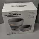 Portable Washing Machine,Mini Washer 16L Upgraded With Spin Basket 3 Modes Deep Cleaning for Underwear,Baby Clothes,Shirt,Small Delicates