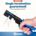 Everest easyJACK - 90 Angled Speed Termination Keystone Tool - Time Saver Network Punch Down Tool - To Be Used ONLY with Everest 90 Angled RJ45 Cat5e, Cat6a and Cat6 Keystone Jacks (B087N7QQD2)