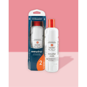 Everydrop by Whirlpool Ice and Water Refrigerator Filter 2, EDR2RXD1, Single-Pack, Orange