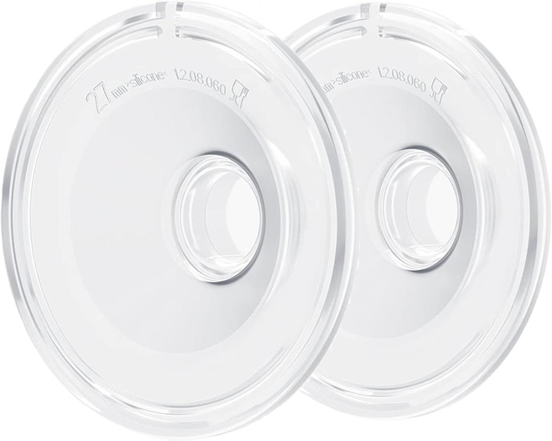 Breast Pump Flange 27mm Compatible with S9 Pro/S12Pro Accessories.Wearable Breast Pump Shield/Flange Insert Replacement.S9 Pro/S12Pro Parts Replace,27mm(2PCS)